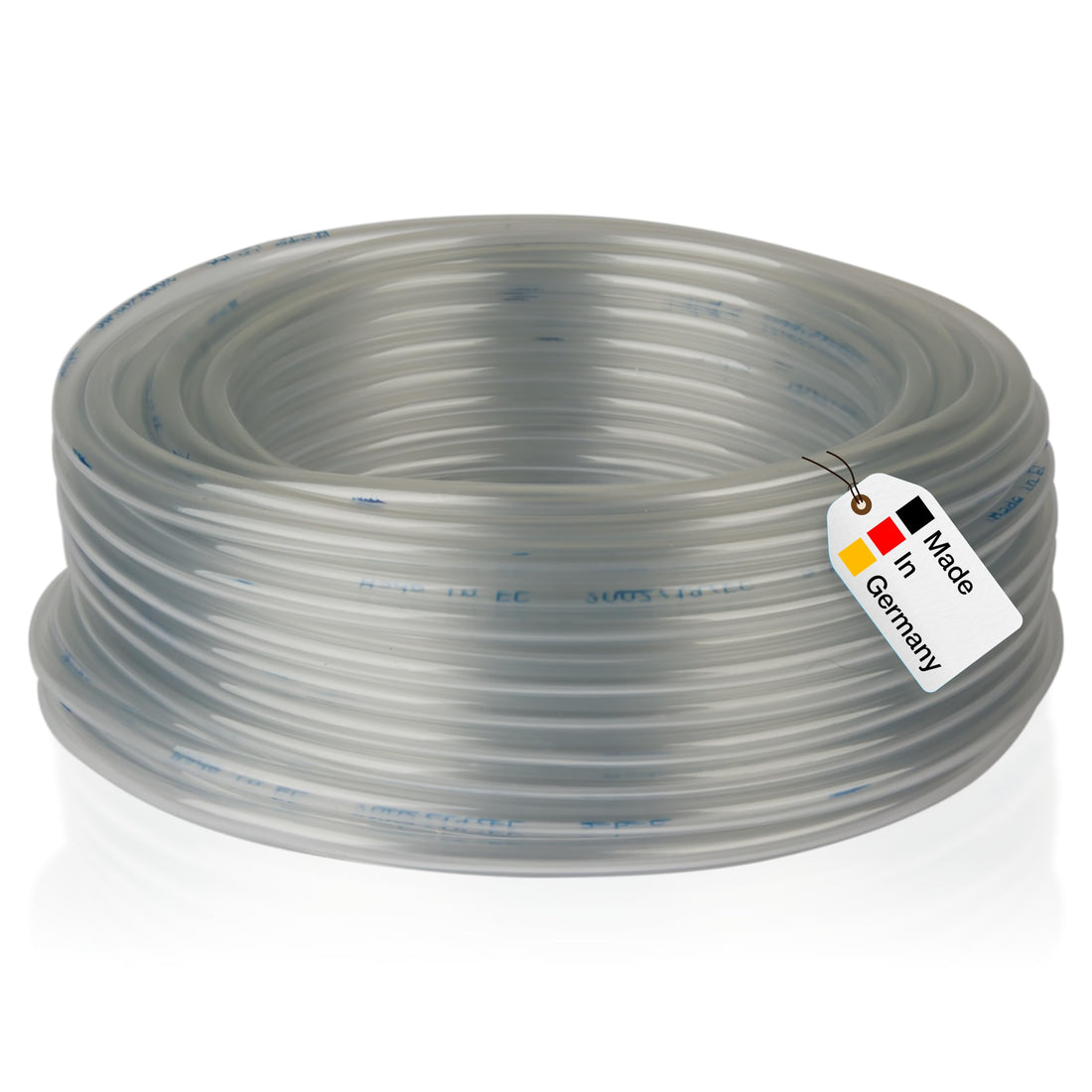 Teichpoint 25 m PVC Air Hose - 4 mm Inside 6 mm Outside Transparent for Ponds and Aquariums - Aerator Roll