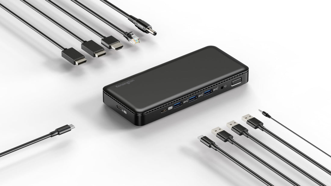 Kensington SD4839P USB-C 10Gbps Triple Video Driverless Docking Station with 85W Power Delivery, Easy Installation, 2 x DisplayPort++ 1.4, USB-A & HDMI 2.0 Ports, 3 Multi Screen Dock (K33480UK)