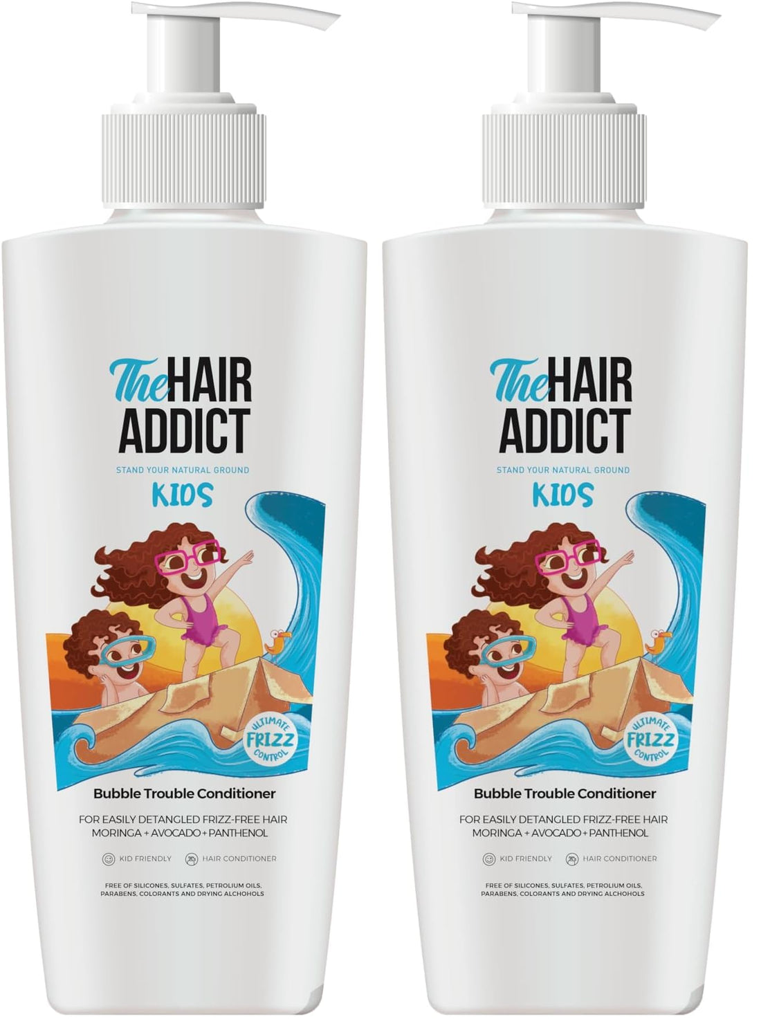 The Hair Addict Bubble Trouble Conditioner 250Ml (Pack of 2)