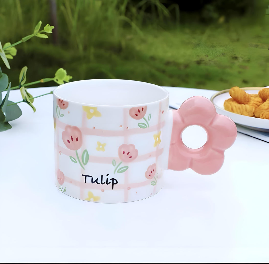Green Glazed Mug - Artisan-crafted with subtle earth tones, smooth interior, easy to clean, perfect for tea, coffee, or hot chocolate, made for mindful moments. (1pc)