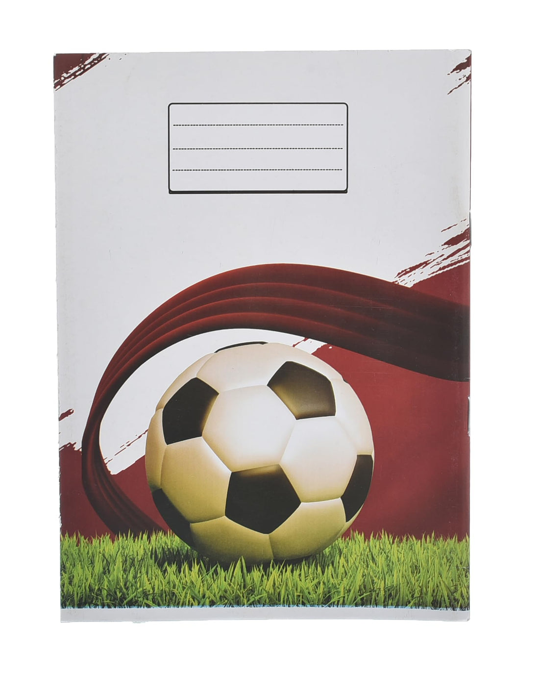 Extra Line School Stapled Notebook - Graph Ruling, 28 Sheets, Ball Design Cushioned Cover, 16x22.5 cm for Math and Science, Fun Theme - Multicolor