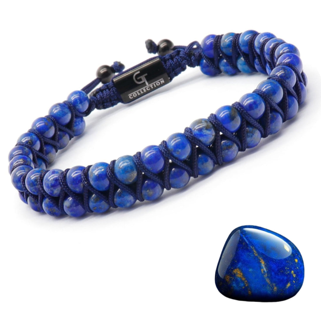 GT collection Men's Bracelet with Leopard Head, Powerful Beaded Stone Jewelry, Adjustable Panther Wristwear, Graduation Gift for Him
