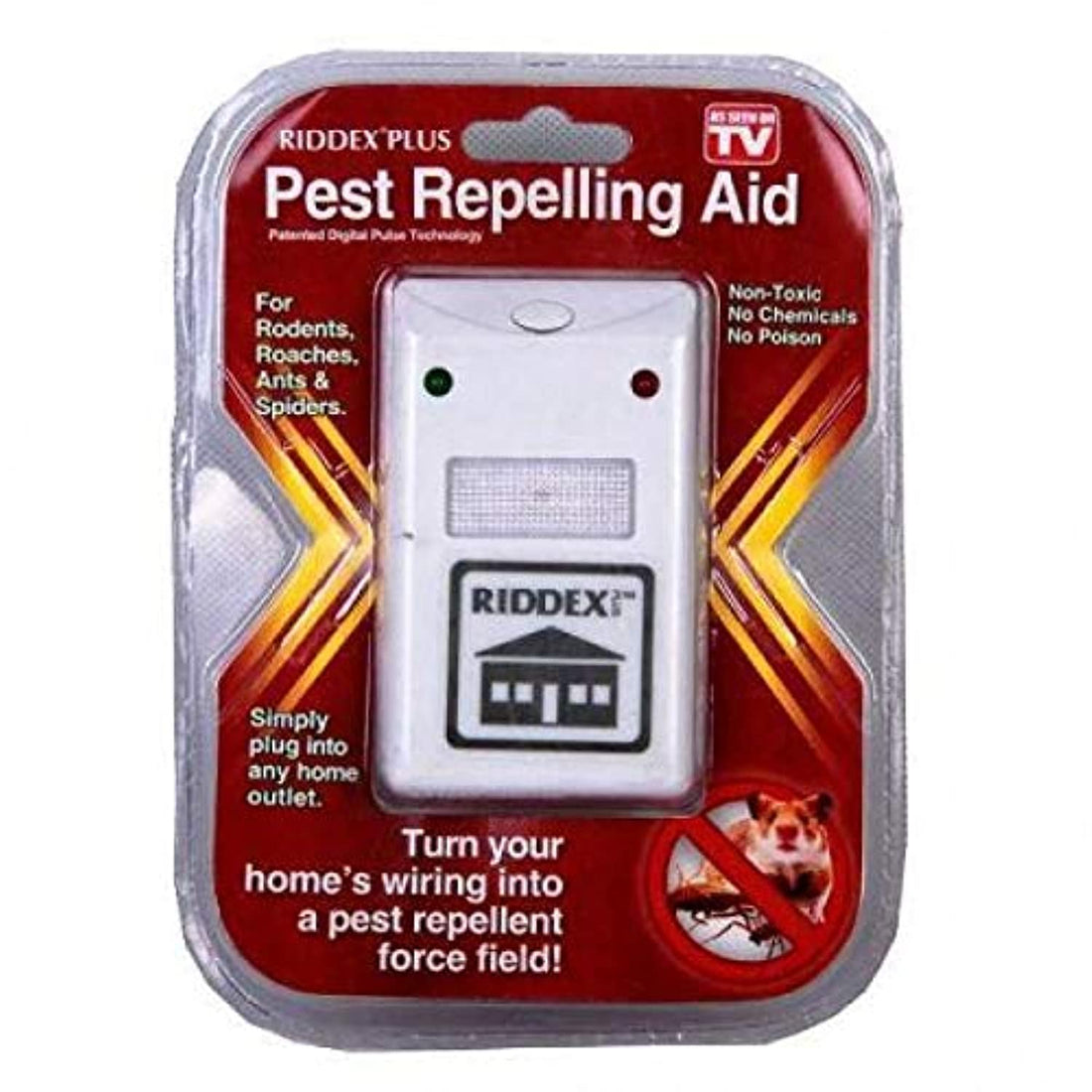 Riddex plus electronic pest repellent insect control aid killer.