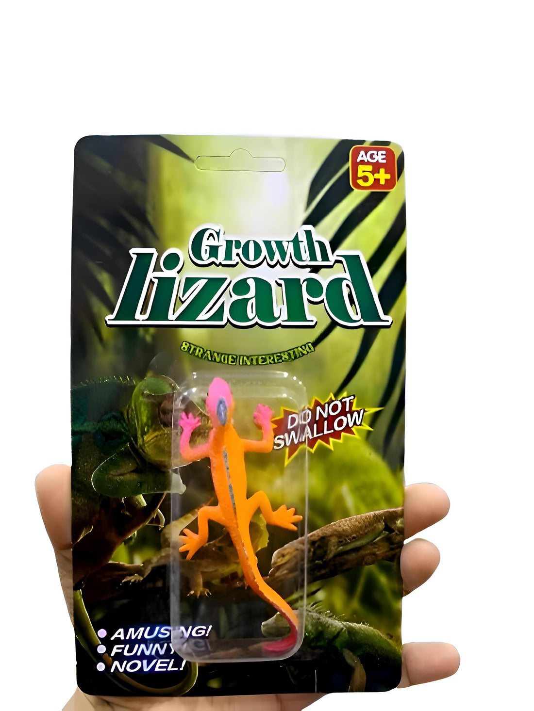 Growing Animal Creature - Expandable 3D Water-Activated Lizard That Grows Up to 12 Inches in Hours, Perfect for Easter Baskets, Party Favors, Piñata Stuffers & Classroom Prizes (Model -6)