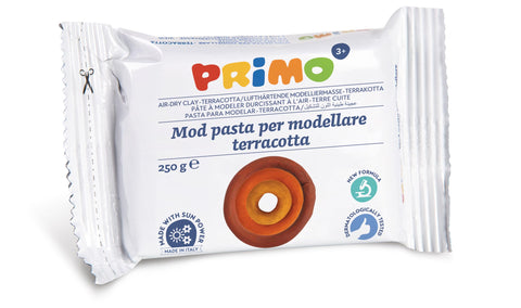 Primo 2865MOD250T Terracota Air-Dry Modelling Clay, 250 gm