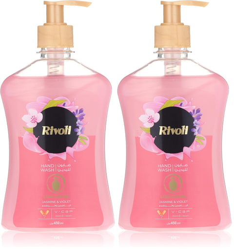 Rivoli rose hand wash 450 ml, pink (Pack of 2)