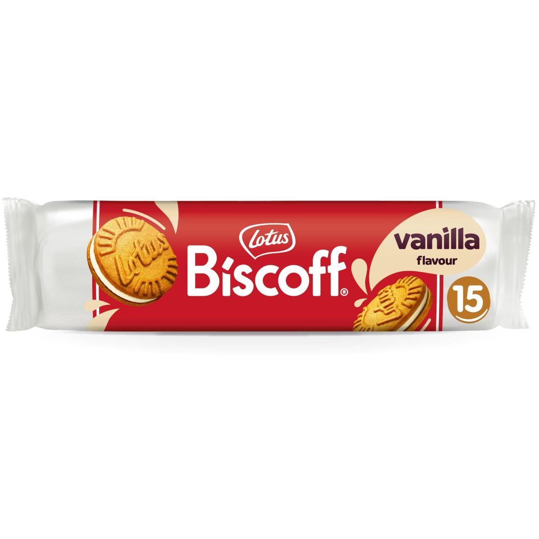 Lotus Vanilla Flavor Roll Biscoff Biscuit 150 g