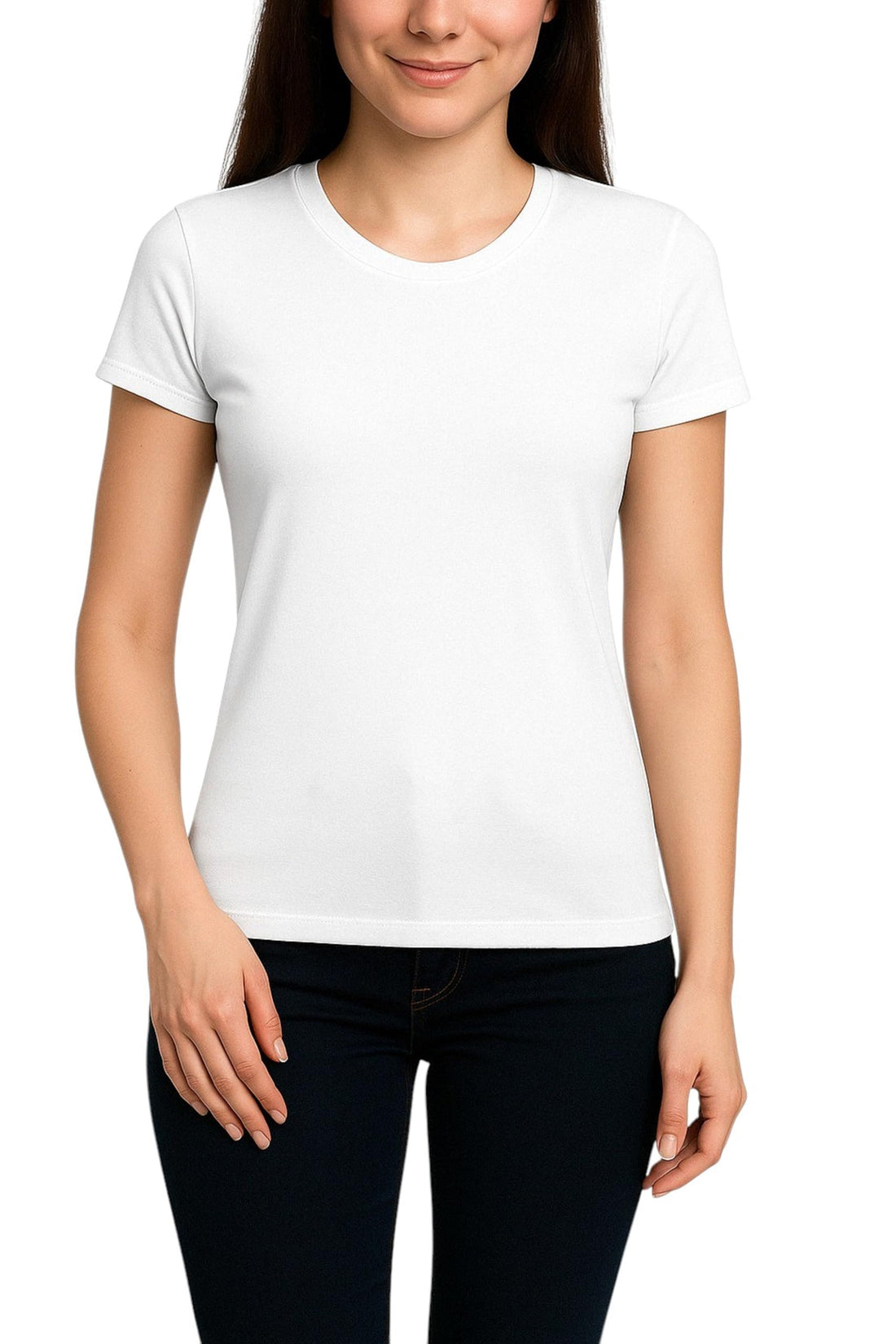 Mizah Women's Cotton Comfortable T-Shirt Fashion Design All Times High Quality Versatile - Badi Half Sleeve Solid For Girls And Women From 50 To 100K
