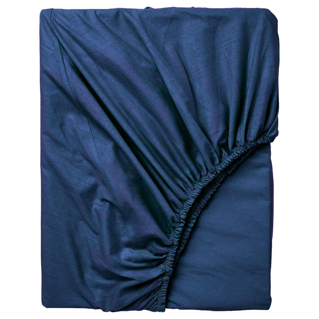 Hotel Collection Bedsheet Set, White, Polycotton, 3 Pieces (Navy Blue, Single 120x200, Fitted bed sheet set)