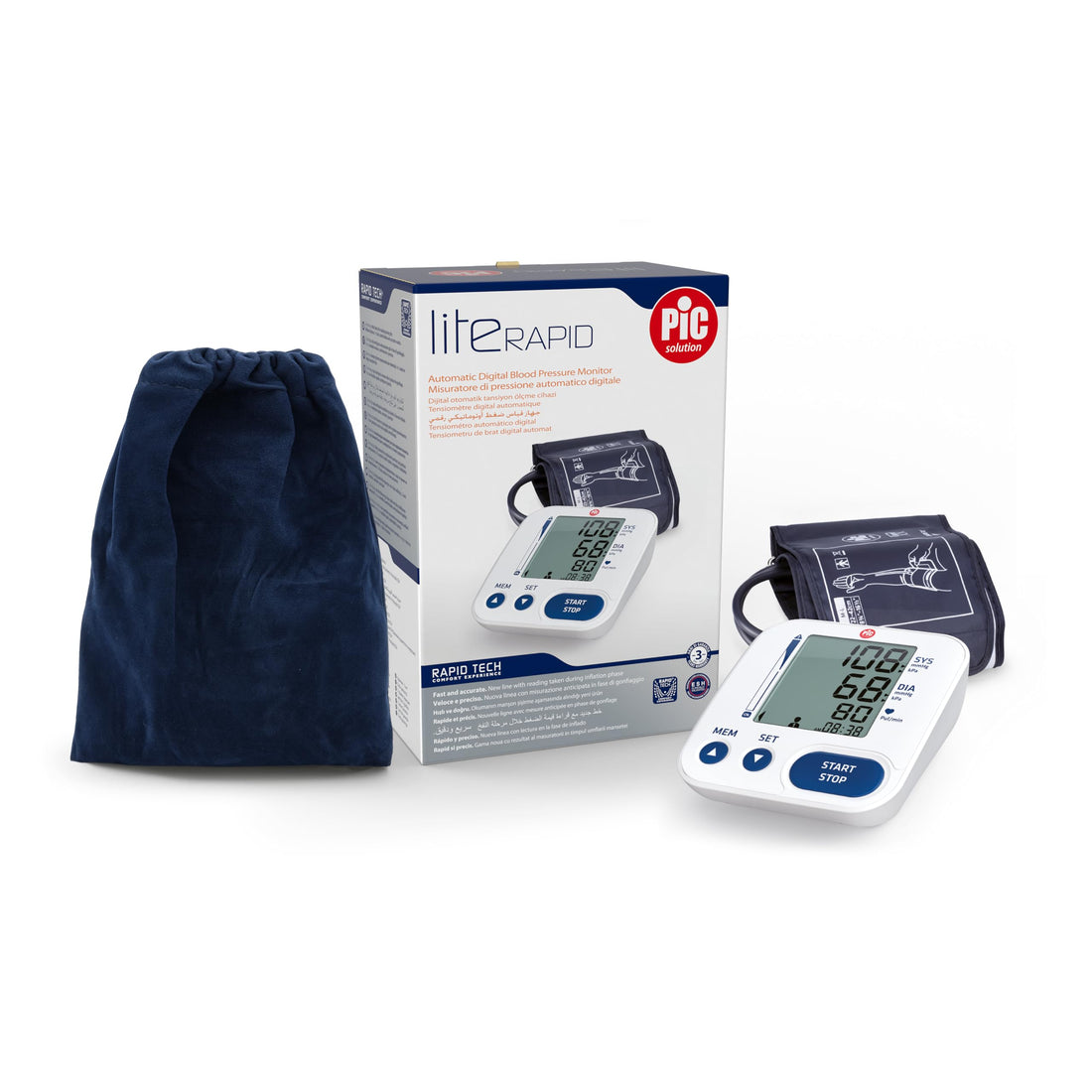 PIC Solution LiteRAPID Digital Arm Blood Pressure Monitor