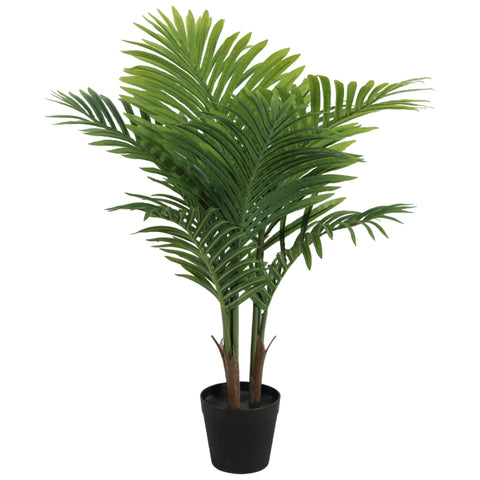 Artificial Plants with Plastic Pots â€“ Ideal for Home Decoration | Artificial Tree â€“ Areca Palm Tree â€“ 95 cm | Decorative Plants â€“ Artificial Plant Ideal as Living Room, Bedroom Ornaments