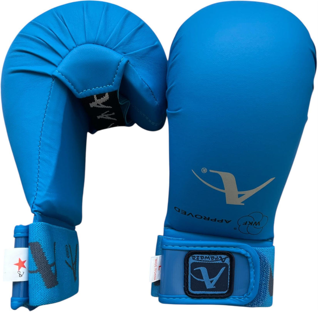 Arawazaa Karate Gloves, WKF Style Martial Sparring Mitts