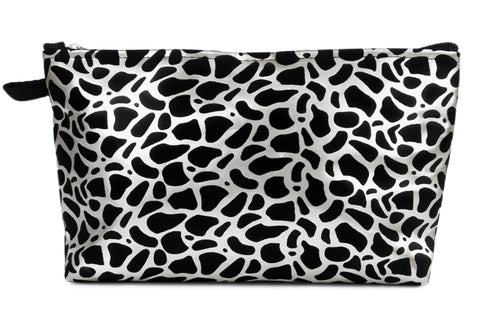 Cheetah Style Wristletless Bag - Stylish Handbag For Makeup & Cosmetic & Accessories, Lightweight Travel Clutches For Women (Silver)