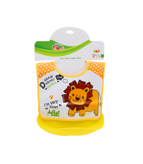 La Frutta 22674 Plastic Baby Bib with Pocket - Multi Color