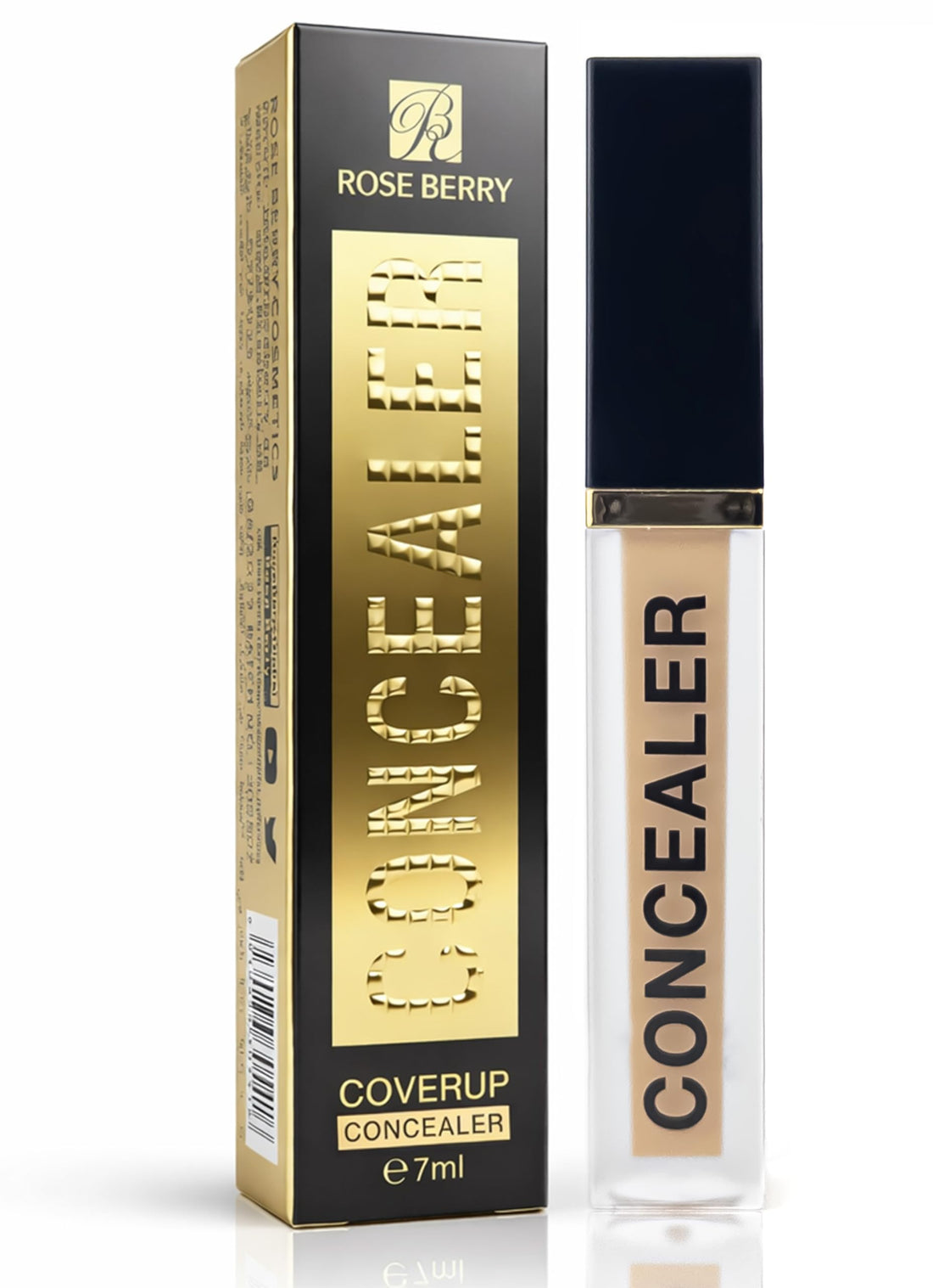 Rose Bery - Concealer, Cover Up, For Dark Circles & Blemishes, Long Lasting, Suitable For All Skin Types 7 ML, Model - RB-CL0541 (101)