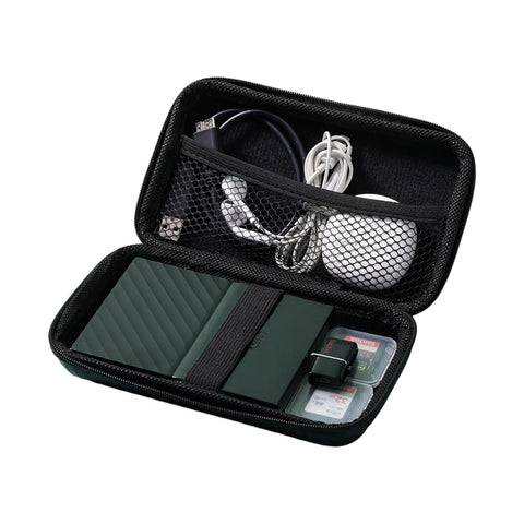2.5" External Hard Drive Case, Laptop SSD Case, Hard EVA Hard Shell Case, External Hard Drive Pouch, Storage Bag for WD, Toshiba, Canvio, Seagat, Samsung SSD