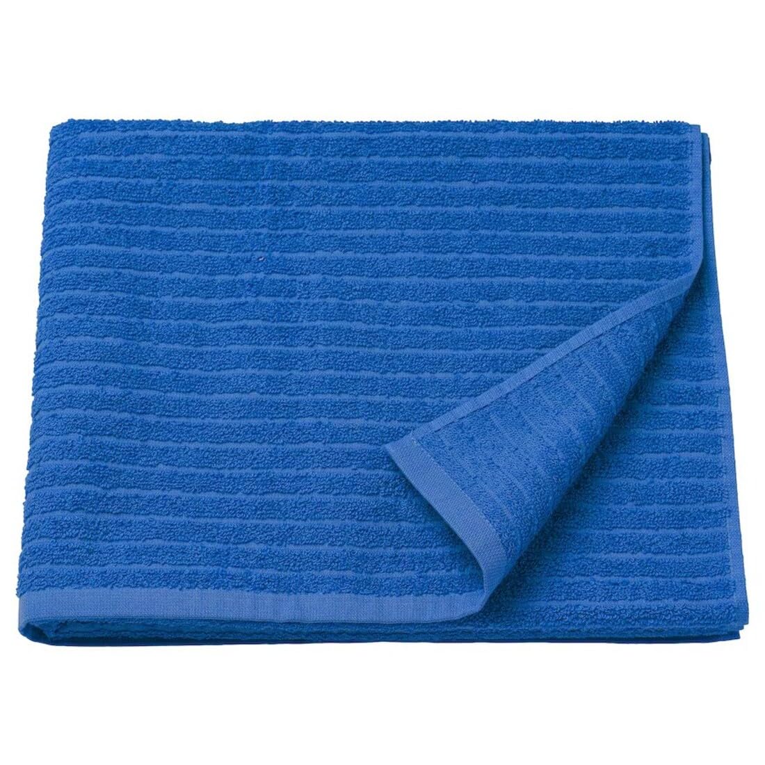 Digital Shoppy VÅGSJÖN Bath Towel, Bright Blue, 70x140 cm (28x55)