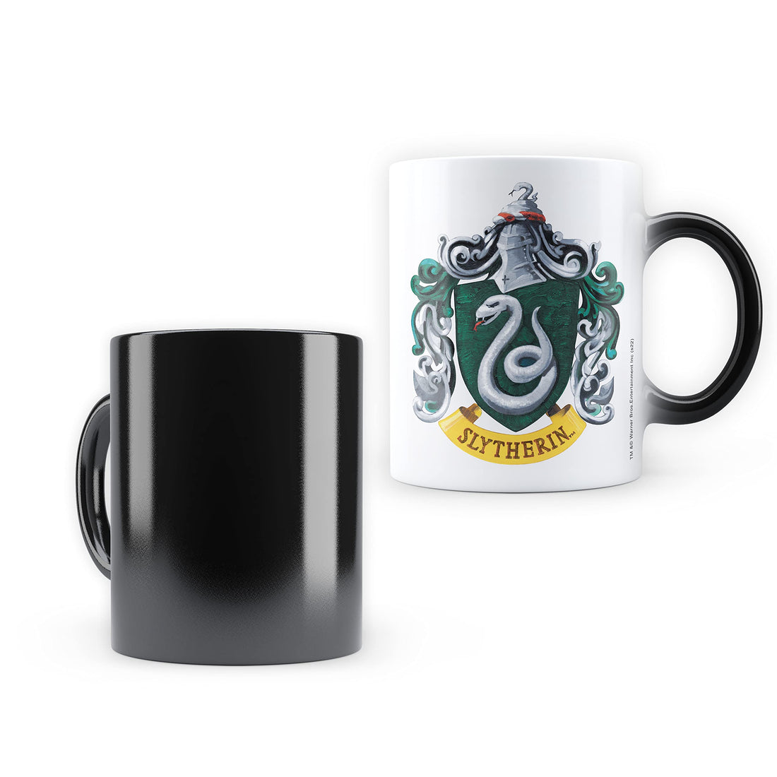 MCSID RAZZ - Harry Potter Slytherin Logo - Morphing Magic Heat Sensitive Mug - Officially Licensed by Warner Bros USA