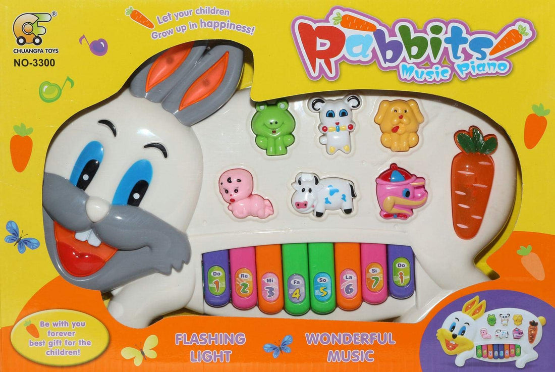 Rabbit Music Piano For Unisex