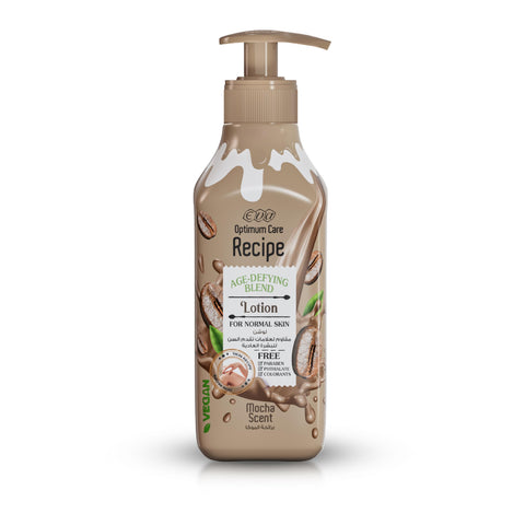 Eva Optimum Care Recipe Age Defying Blend Lotion For Normal Skin - Mocha Scent 370 Ml