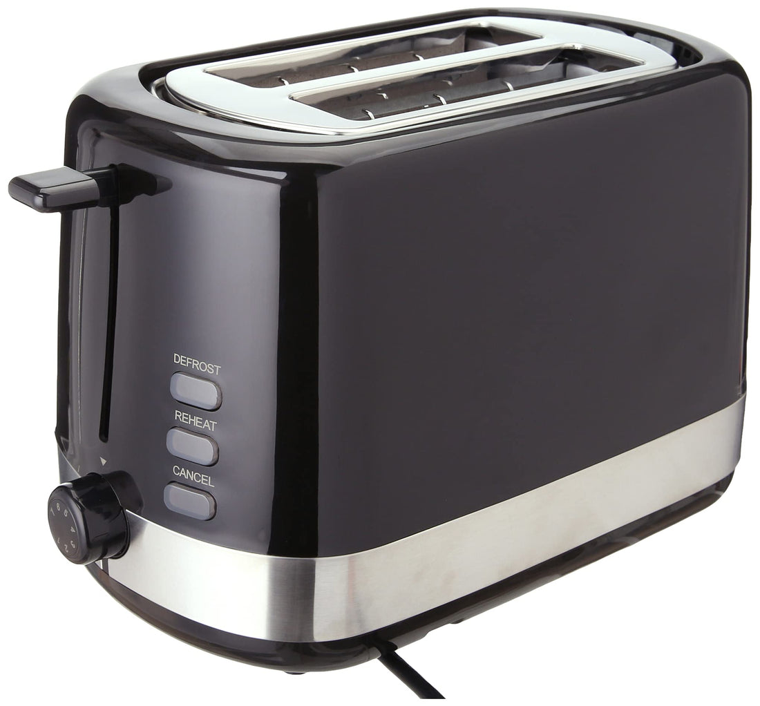 Tornado TT-852-B Toaster, 2 Slices, 720-850 Watt - Black