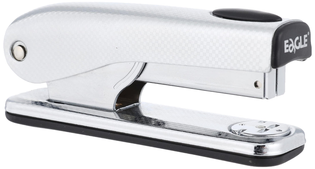 Eagle s6085b-ep metal stapler - black silver
