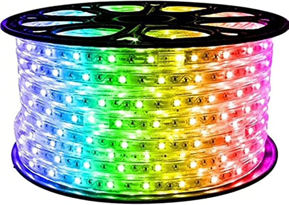 RGB LED Strip with Control Button Electrical Socket - 4m, Multicolors