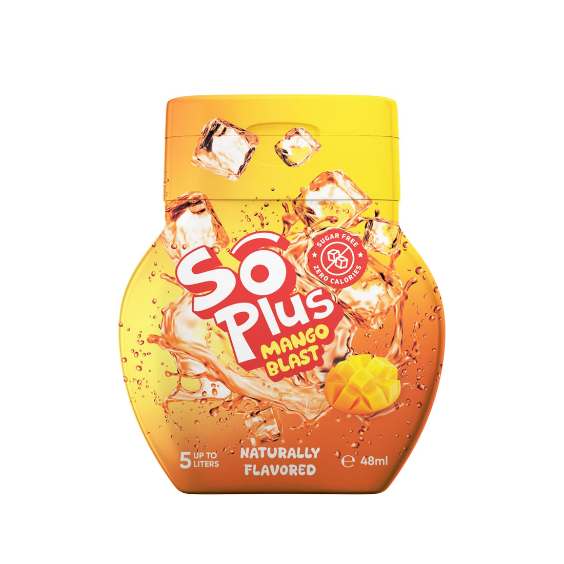 So Plus Liquid Water Enhancer Natrually Flavours, Mango, Zero Suger & Calories - 48 ML