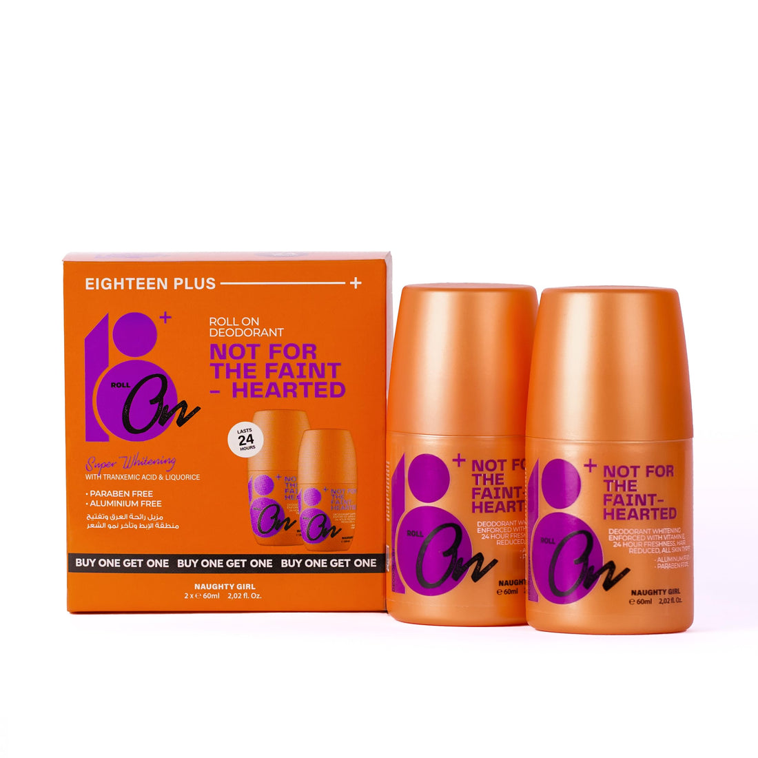 Roll-On, Naughty Girl, 120 ml, Pack of 2 Offer