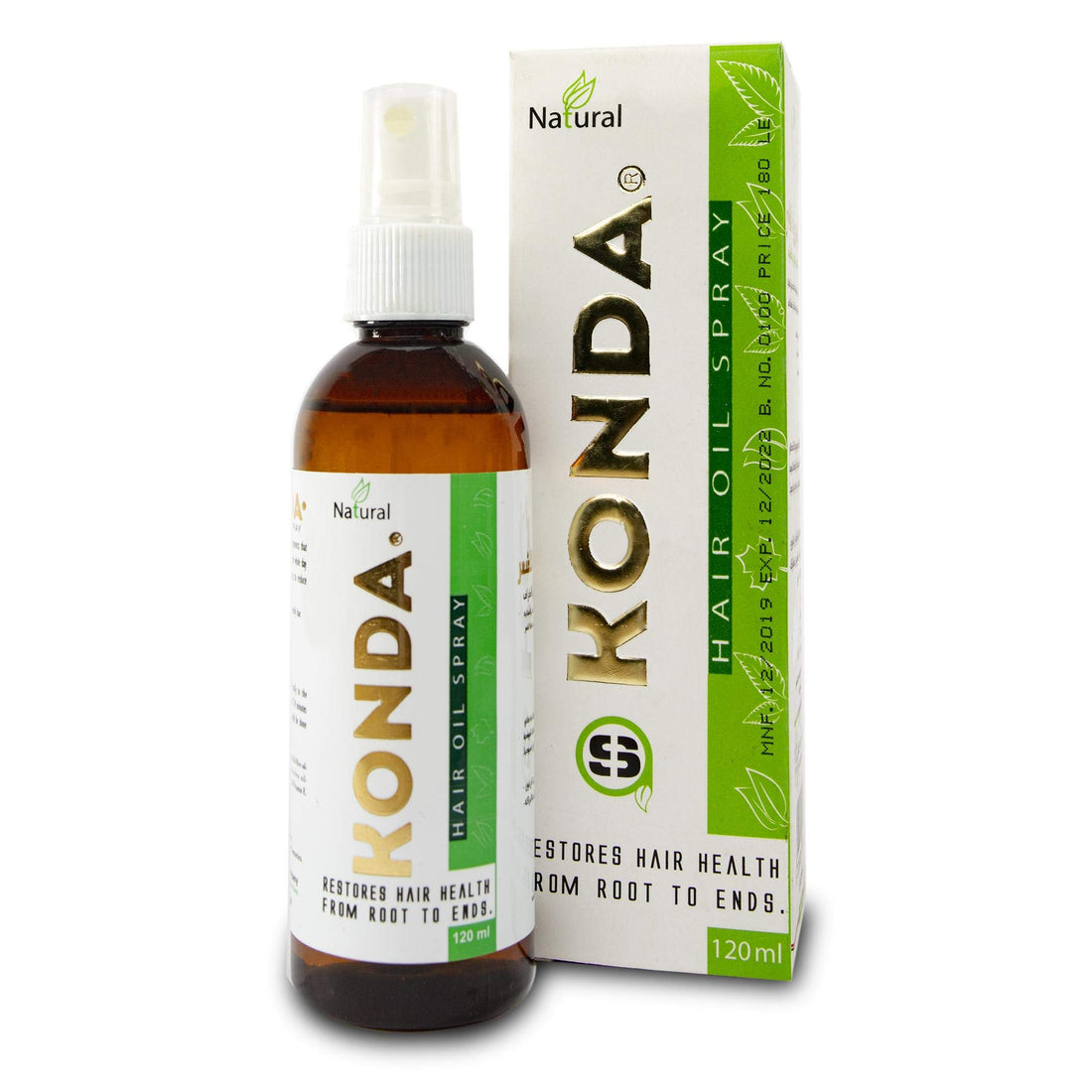 KONDA Hair Oil Spray For Hair Care - 120 Ml