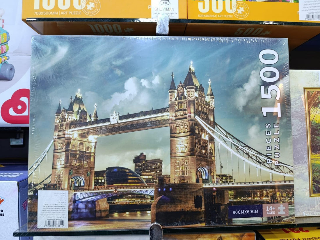 Tower Bridge London Jigsaw Puzzle, 1500 Pieces, 80cm x 60cm, Ages 14+