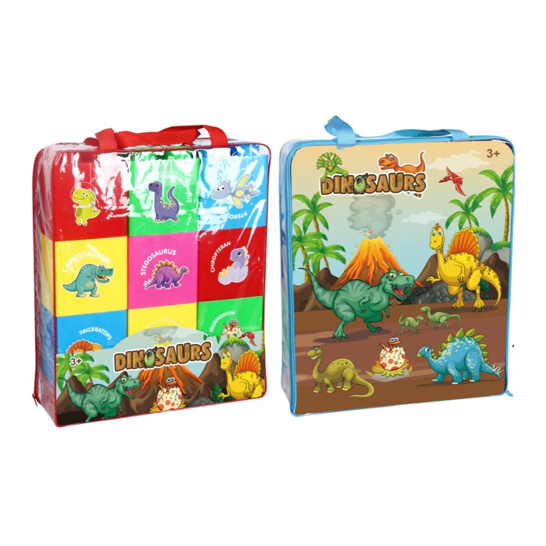 Dinosaur Theme Building Blocks 10-Pieces