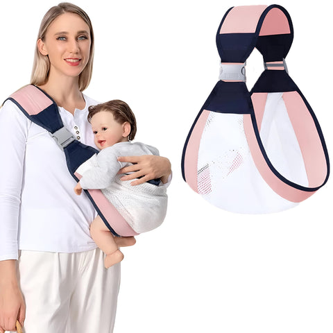Breathable Baby Carrier - Multicolor Baby Carrier Lightweight and Easy to Carry, Soft Fabric for All Day Comfort, Suitable for Newborn Babies and Toddlers up to 18kg