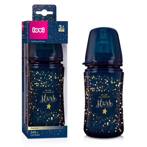 LOVI Stardust Collection Bottle, 240ml, Blue