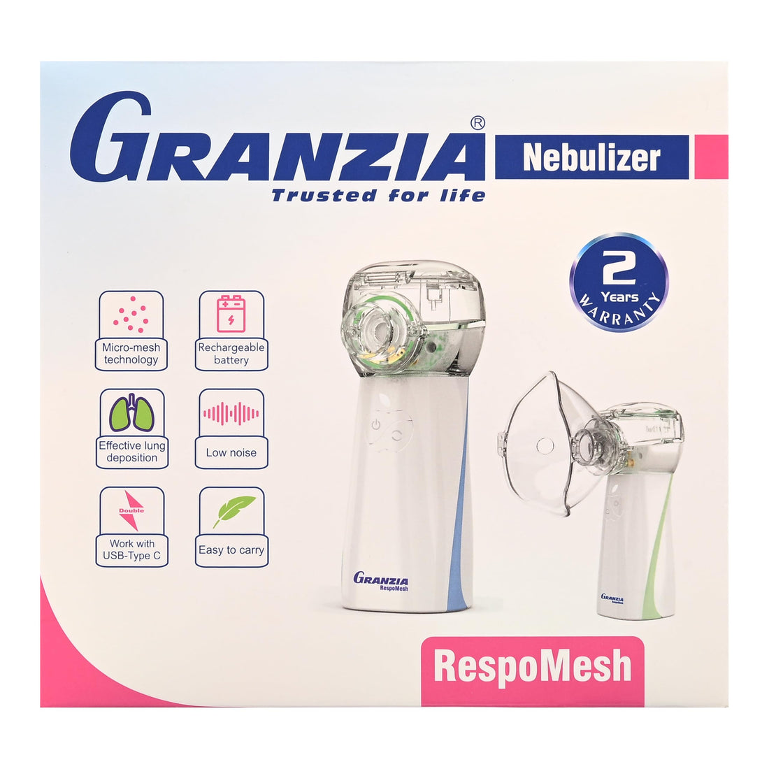Granzia RespoMesh Nebulizer