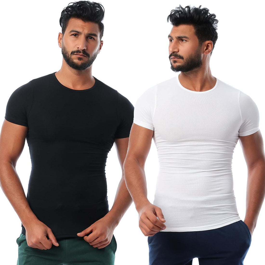 Set OF (2) Round Neck Men T- Shirt