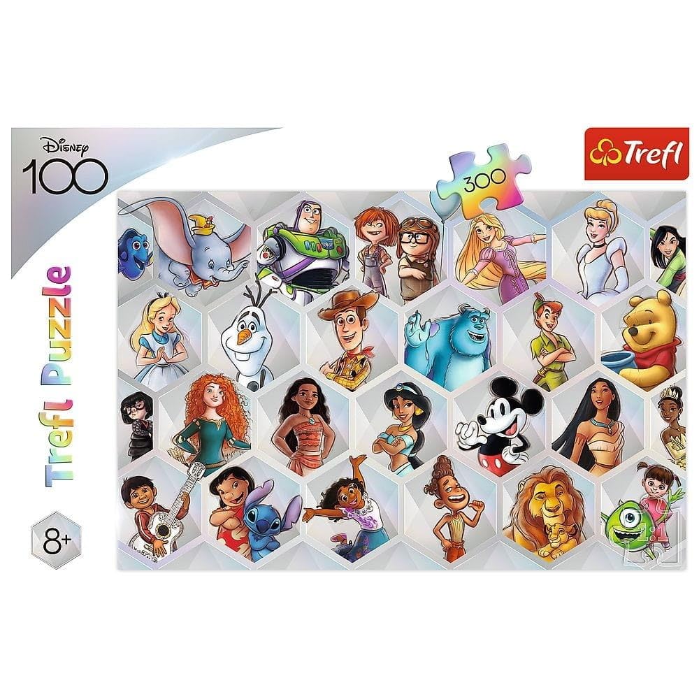Trefl 23022 300 Elements Colourful Puzzles Fairy Tale Figures, Fairy Tales from Childhood, Classics, Creative Entertainment, Fun for Children from 8 Years, High Element Magical Disney