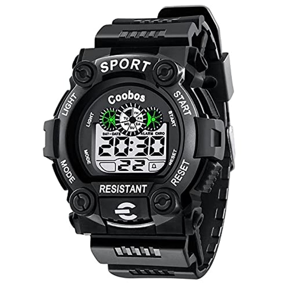 Digital Black Sport Watch , 2724831358038