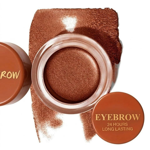 Eyebrow Gel Eyeliner Cream, 5g Long Lasting Waterproof Matte Eyeliner Cream Gel, High-Intensity Pigments Smudge-Proof Eye Liner, for Women Girl (brown)