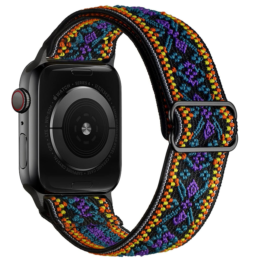 Stretchy Solo Loop Compatible with Apple Watch Band 44mm 40mm 41mm 45mm 46mm 38mm 49mm 42mm for Women Men, Soft Nylon Elastic Braided Sport Strap for iWatch Series 10 9 8 7 6 5 4 3 2 1 SE Ultra 2