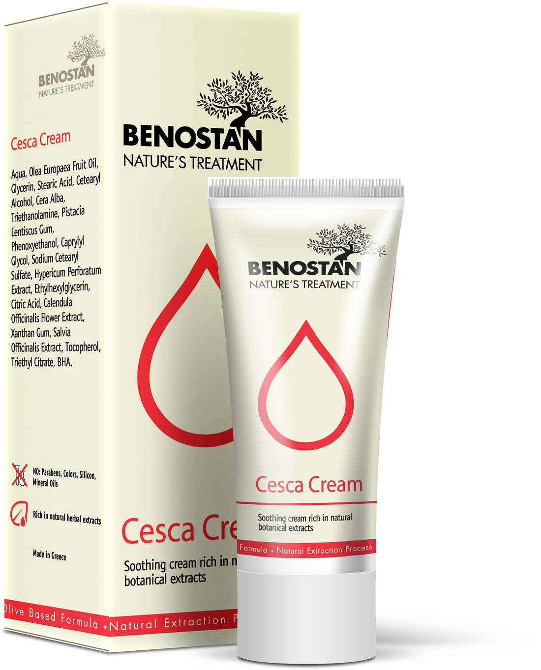 Benostan Cesca Cream for Women – 30 ml | External Feminine Care & Comfort Cream | Soothing & Moisturizing Formula