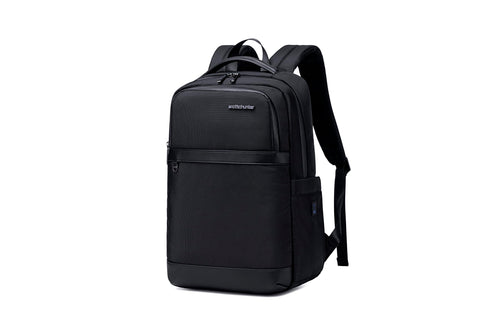 Arctic Hunter Men's 15L Office Travel Backpack - Casual Laptop Bag with 15.6-inch Laptop Pocket, Water-resistant, Multi-pockets, Large Capacity - k00670-Black