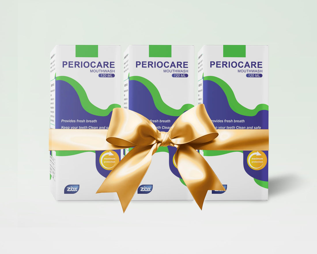 Periocare Mouthwash – Fresh Breath & Oral Protection – 120 ml – Special Offer (3 Packs)