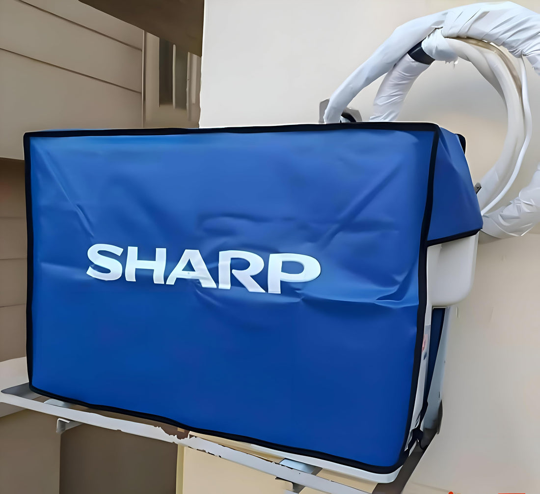 Heavy Duty Outdoor Air Conditioner Winter Covers - Complete Protection for Units and Condensers Against Rain, Storms and Low Temperatures, Ideal for HVAC Systems (Blue, 1.5 HP)