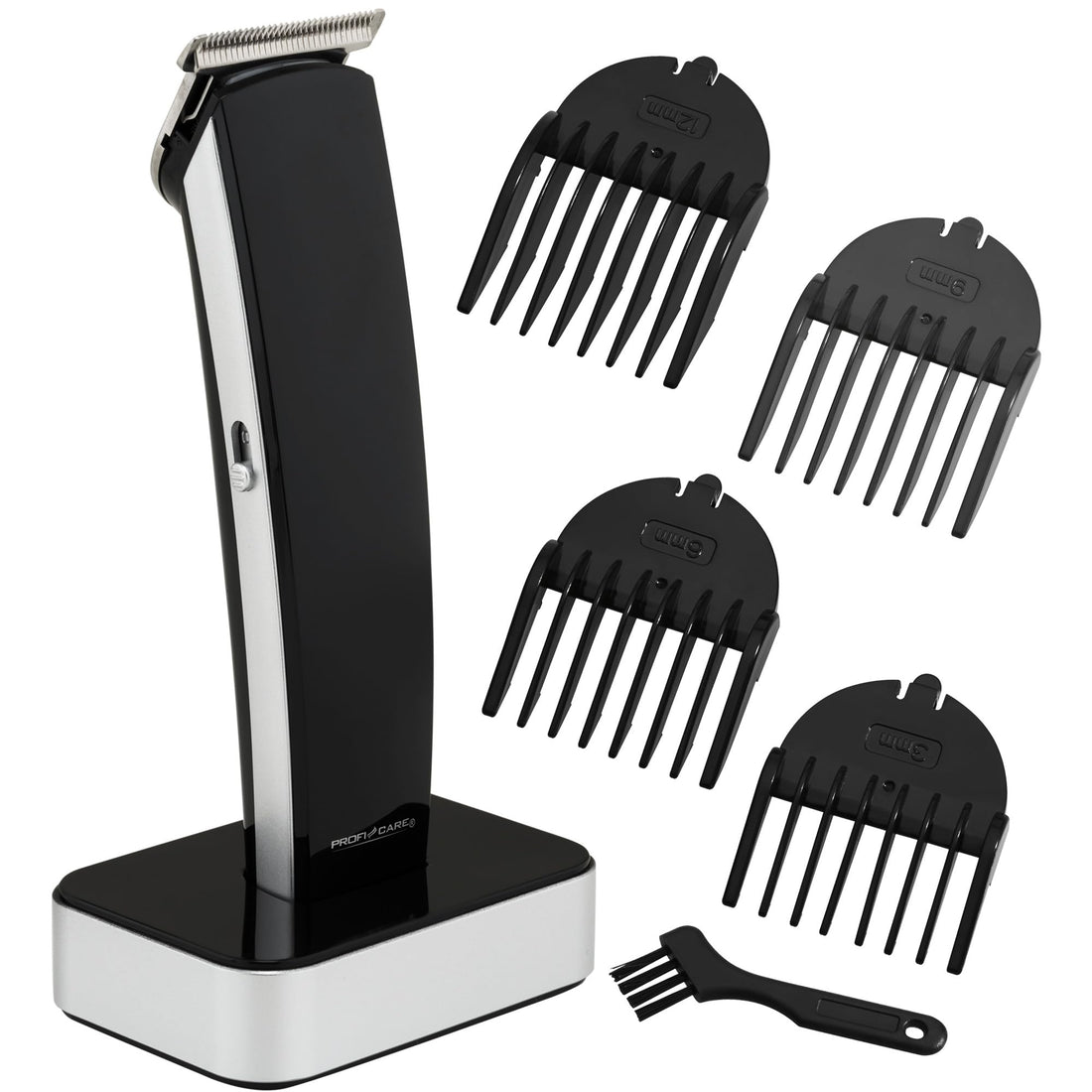 ProfiCare® PC HSM/R 3051 Hair Trimmer 0, 3, 6, 9, 12 mm Cutting Length | Men's Beard Trimmer with Stainless Steel Shaving Head | DirectDrive Function | Includes Power Supply for 100-240V | Men's Beard