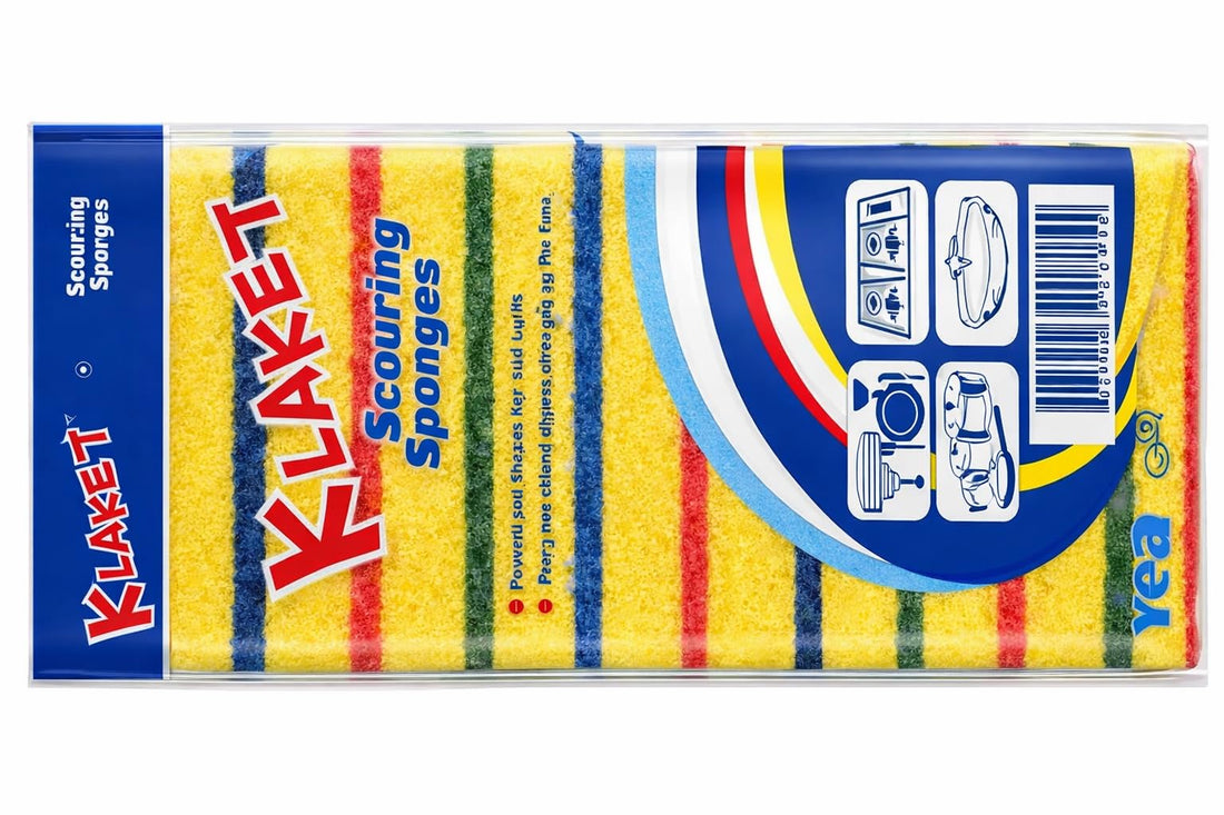 Klaket Scrubbing Sponges 12-Piece Set