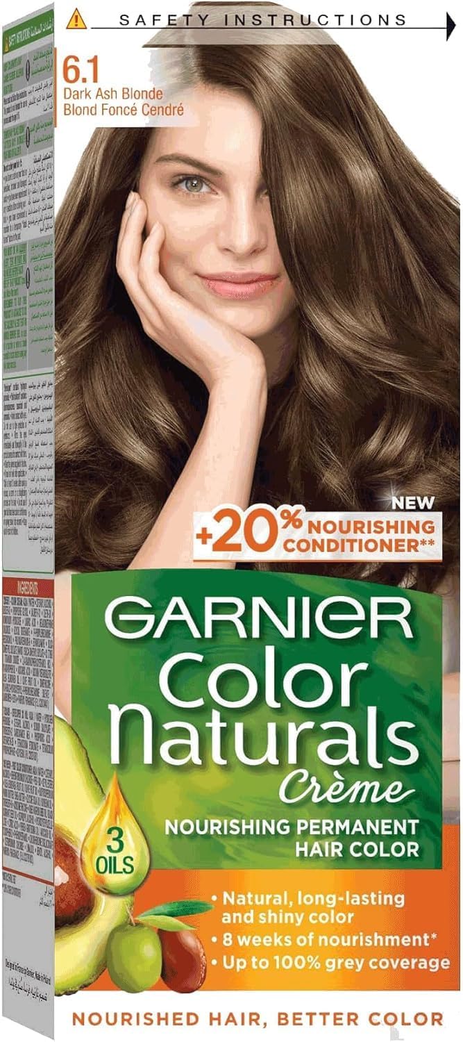Garnier Color Naturals Permanent Crème Hair Color - 6.1 Dark Ash Blonde