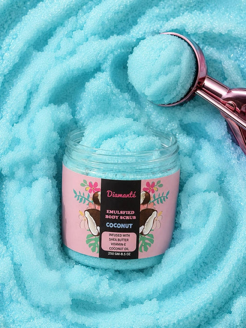 Diamanté-Coconut Emulsified Body scrub