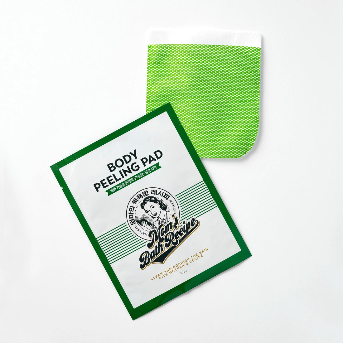 Mom's Bath Recipe Body Peeling Pad Green 25ml