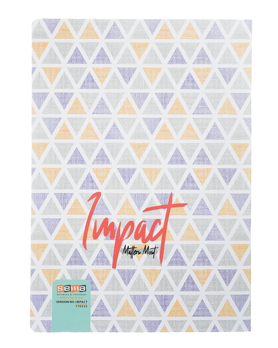 Sema Impact 56-Sheet Notebook: Creative Ruled Design, 29.5x20.8 cm, Perfect for Learning in Multicolor